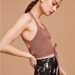 Wilfred Chocolate Brown Knit Camisole
